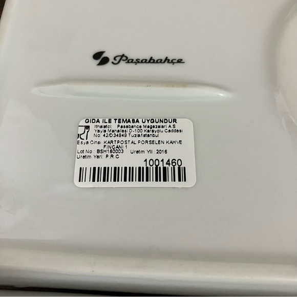 Pasabahce set of 2 mug and plate - Picture 4 of 8